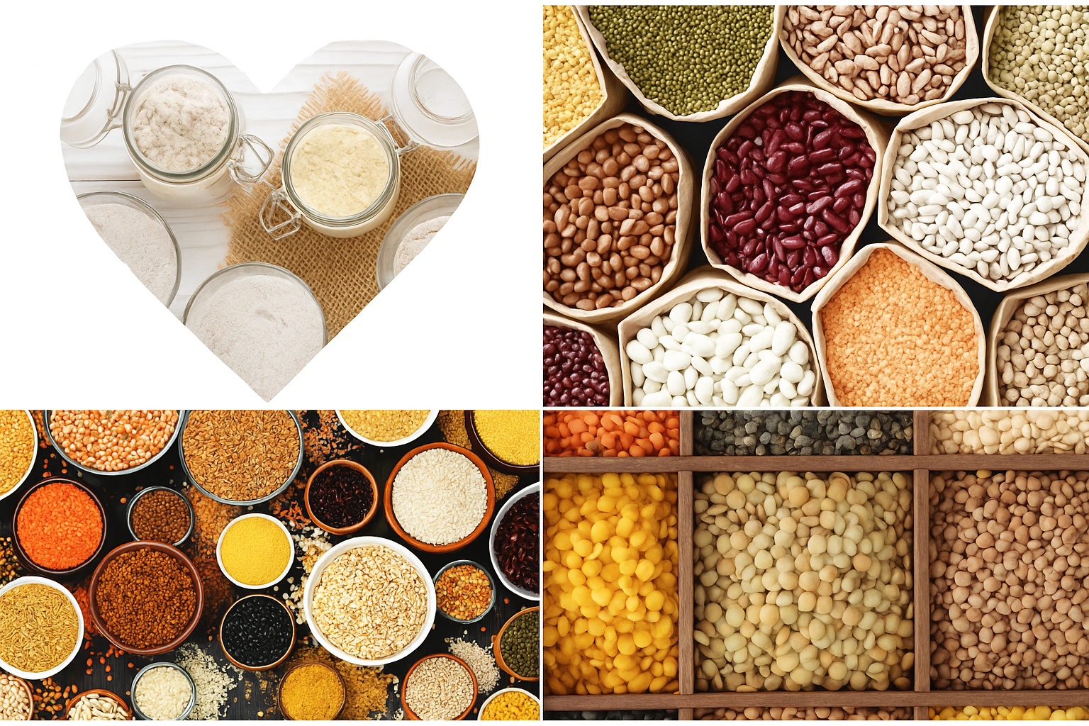 Grains, Pulses, Dal and Flour